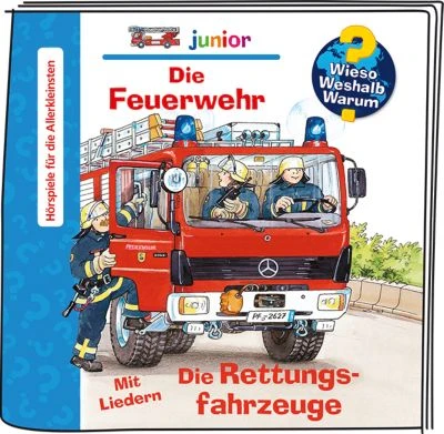 Tonies Wieso Weshalb Warum Junior - Die Feuerwehr/Die Rettungsfahrzeuge 3 Tonies Wieso Weshalb Warum Junior - Die Feuerwehr/Die Rettungsfahrzeuge – Bild 3