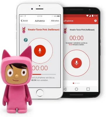 Tonies Kreativ-Tonie, Pink/hellbraun 2 Tonies Kreativ-Tonie, Pink/hellbraun – Bild 2