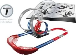 Autorennbahn-Set: DARDA® Blue Flash + GRATIS DARDA® DTM Audi RS5 "Scheider" -Trendiger Spielzeugladen 20504004 04