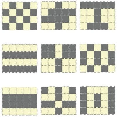 LittleTom Puzzlematte Kombi Grau Beige 16795 + 16792 18 Teile 6 LittleTom Puzzlematte Kombi Grau Beige 16795 + 16792 18 Teile – Bild 6