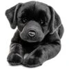 UNI-TOYS® Labrador Schwarz, Liegend - 60 Cm (Länge) - Plüsch-Hund, Haustier - Plüschtier Kuscheltiere