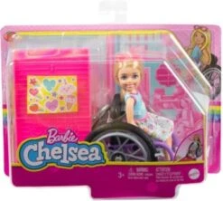 Barbie Chelsea-Puppe (blond) Und Rollstuhl. Spielzeug Für Kinder Ab 3 Jahren -Trendiger Spielzeugladen 26406524 06