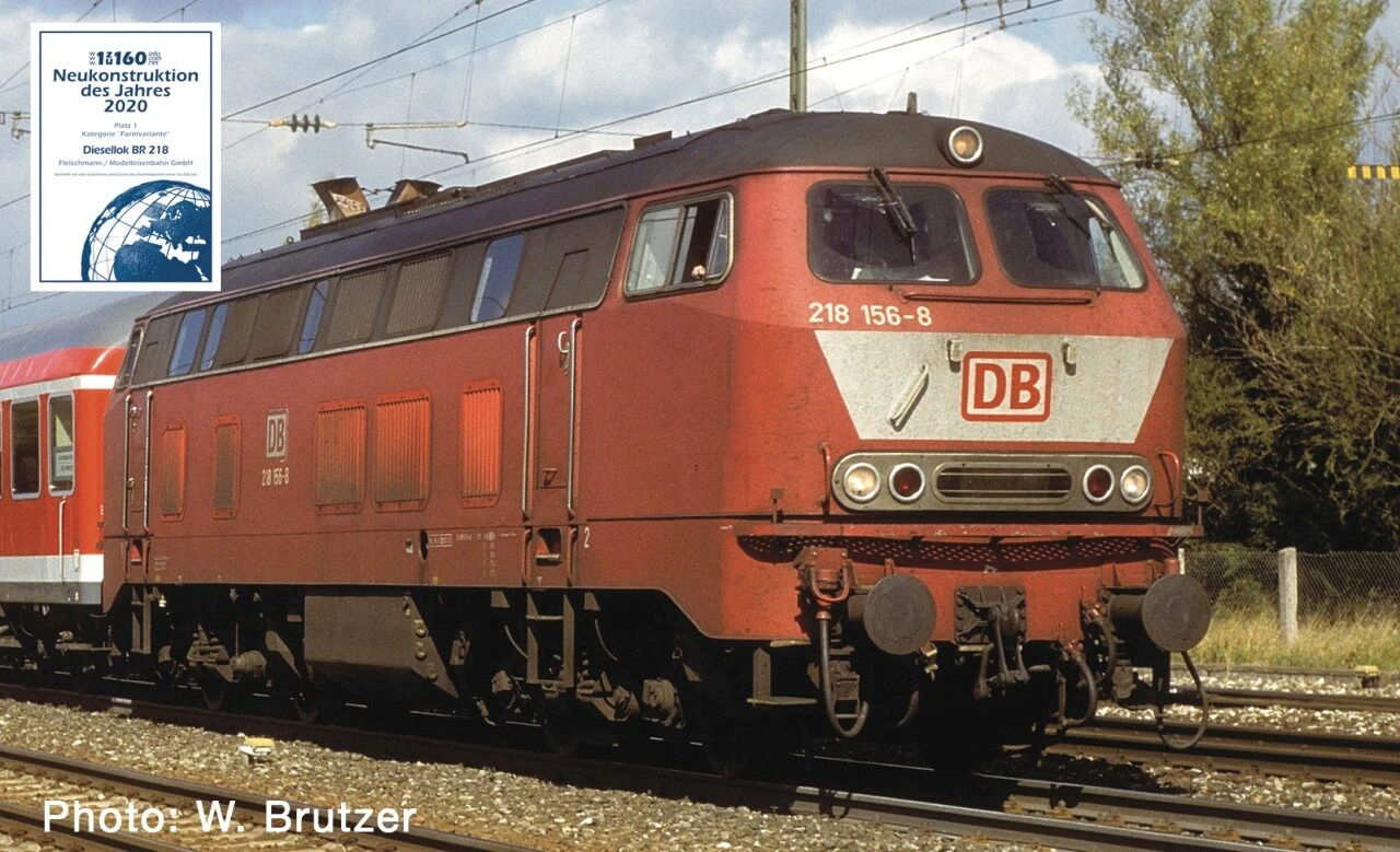 FLEISCHMANN 724300 N Diesellokomotive BR 218 Sound, DB AG, Ep. V 1 FLEISCHMANN 724300 N Diesellokomotive BR 218 Sound, DB AG, Ep. V