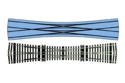 LENZ 45033-01 SPUR 0 DKW Handweiche