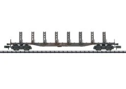 TRIX 15485 N Drehgestell-Flachwagen Mit Niederbindeeinrichtungen Snps 719, DB AG, Ep. VI